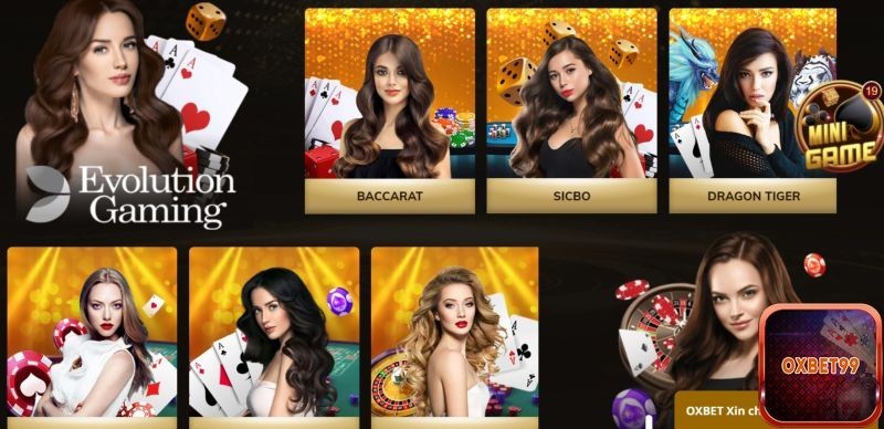 Sân chơi casino online tại Oxbet