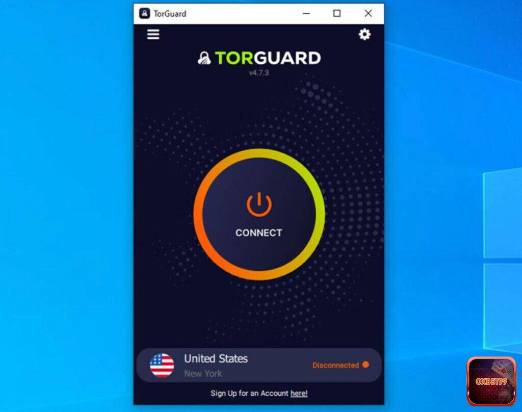 Khởi động phần mềm TorGuard VPN và đổi VPN trước khi truy cập